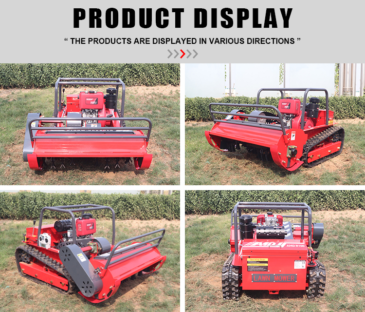 cortadora de césped con control remoto