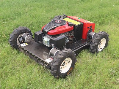 Manutenção de cortador de grama com controle remoto