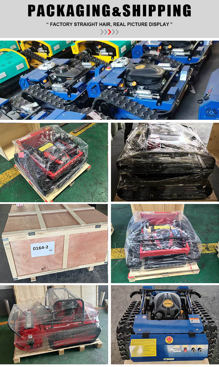 cortadora de césped con control remoto